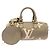 Borsa a Spalla Louis Vuitton Bicolor Monogram Empreinte Papillon BB Grigio Crudo