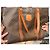 Céline Celine Tote Bag in tela Macadam Marrone - vista 6