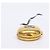 Chanel 95P Coco Mark Medaillon Anhänger Mirror Golden - Ansicht 3