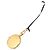 Chanel 95P Coco Mark Medaillon Anhänger Mirror Golden - Ansicht 5