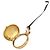 Chanel 95P Coco Mark Medaillon Anhänger Mirror Golden - Ansicht 6