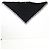 Sciarpa Triangle Fendi in Cashmere e Pelliccia Nera con Frange Nero - vista 2