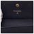 Timeless Chanel Vintage Black Leather Double Compact Coco Wallet - view 6