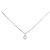 Autre Marque Collana in platino e diamanti Argento