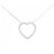 Autre Marque Collana in oro bianco Au750 e diamanti Argento