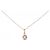 Autre Marque Collana con rubino e diamanti Au750 D'oro