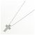 Autre Marque Collana con Croce in Diamanti in Oro Bianco Au750 Argento - vista 2