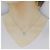 Autre Marque Collana con Croce in Diamanti in Oro Bianco Au750 Argento - vista 6