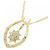 Autre Marque Collana 2-way in Au750 e Diamanti D'oro - vista 3