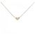 Autre Marque Collana Cuore di Diamante Au750 D'oro