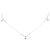 Autre Marque Collana in oro bianco Au750 e diamanti Argento
