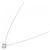 Autre Marque Collana con diamante K10WG Argento - vista 2
