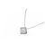 Autre Marque Collana con diamante K10WG Argento - vista 3