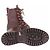 Autre Marque Bordeaux Schnürstiefeletten Braun - Ansicht 7