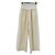Autre Marque Zweifarbige Hose Creme