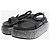 Jonathan Simkhai Schwarze Plateau-Sandalen mit Diamanten - Größe EU 39 - Ansicht 2