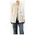 Brunello Cucinelli Blazer de rayas blancas - talla UK 10 Blanco - vista 4