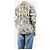 Isabel Marant Etoile Graue Baumwollbluse mit Blumenmuster - Größe UK 12 - Ansicht 2