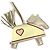Hermès HERMES Cheval Rodeo Coeur PM Accessorio per borsa / Portachiavi Bianco Giallo - vista 6