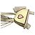 Hermès HERMES Cheval Rodeo Coeur PM Accessorio per borsa / Portachiavi Bianco Giallo - vista 8