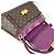 Borsa Tote Louis Vuitton Monogram Olympe Marrone Porpora Monogramma - vista 13