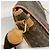Borsa a tracolla Louis Vuitton Monogram Gibeciere GM Marrone - vista 9