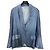 Autre Marque Blazer Laneus de viscosa azul