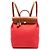 Zaino Hermès Red Toile Herbag A Dos Zip Retourne Rosso