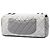 Chanel White Small Tricolor Quilted Jersey Reissue 2.55 East West Flap - vista 2