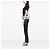 Chanel White Small Tricolor Quilted Jersey Reissue 2.55 East West Flap - vista 6