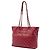 Tote Chanel Red CC em couro de vitelo matelassê com zíper frontal, cordão de ajuste e corrente Vermelho - vista 2