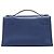 Hermès Blue Swift Kelly Pochette 22 - vista 2