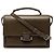 Borsa Bellechasse in pelle di vitello marrone media Saint Laurent Cachi