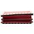 Pochette Valentino in pelle rossa con catena Rockstud Rosso - vista 3