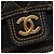 Chanel Blue Mini Gestepptes Denim Double You Kartenetui mit Kette Blau Marineblau - Ansicht 5