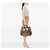 Tote convertibile Abbey GG Crystal beige Gucci con anello D - vista 7