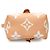 Mini zaino Louis Vuitton Orange Monogram Giant By The Pool Arancione - vista 3