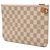 Pouch Louis Vuitton White Damier Azur Neverfull MM Blanco - vista 2