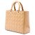 Dior Beige Large Patent Cannage Lady Dior - vista 2