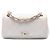 Chanel White Large Quilted Lambskin Twist Chain Enamel CC Flap Bianco Bianco sporco