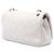 Chanel White Large Quilted Lambskin Twist Chain Enamel CC Flap Bianco Bianco sporco - vista 2