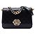 Chanel Black Paris Cosmopolite Medium Quilted Lambskin Ritz Flap Nero