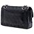 Chanel Black Small Classic Lambskin Double Flap Nero - vista 2