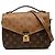 Louis Vuitton Pochette Metis Monogram Reverse Marrone