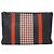 Clutch in pelle Bottega Veneta Nero Rosso