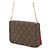 Vivienne Louis Vuitton Monogram Chain/Shoulder Wallet Braun - Ansicht 2