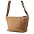 Borsa a tracolla in pelle marrone Prada - vista 2