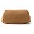 Borsa a tracolla in pelle marrone Prada - vista 3