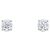 Orecchini a lobo in platino con taglio rotondo Harry Winston
