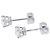 Orecchini a lobo in platino con taglio rotondo Harry Winston - vista 2